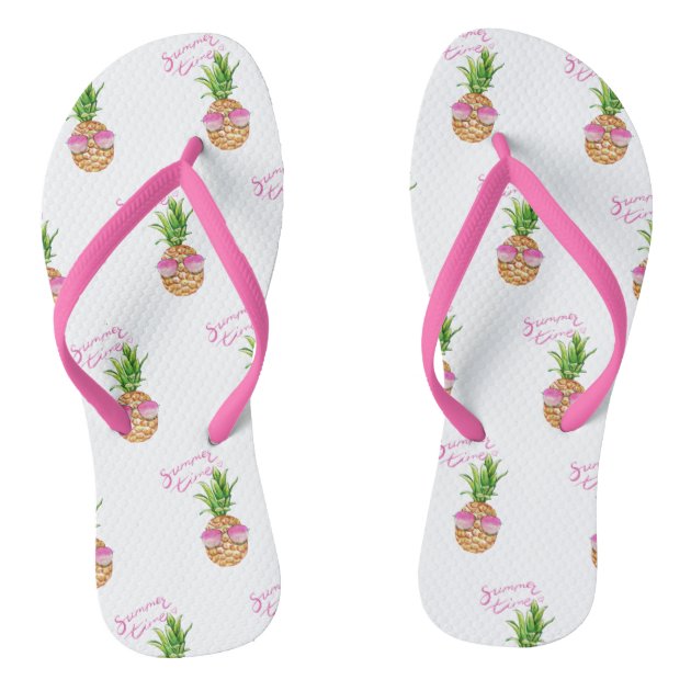 pineapple flipflops