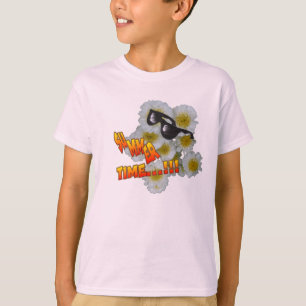 Summer Time Flowers Kids Basic T-shirt