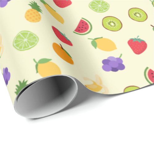 Summer Time Fruit Wrapping Paper