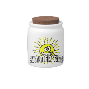 Summer Time - Happy Sun Candy Jar