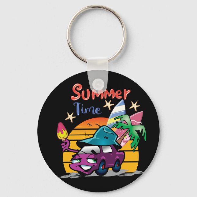 Summer Time Keychain (Front)