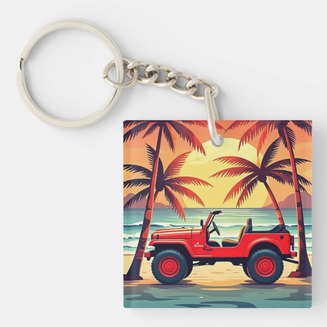 " SUMMER TIME " KEYCHAIN (Front)