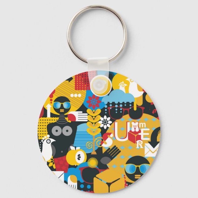 Summer time keychain (Front)