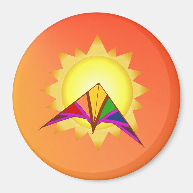 Summer Time Kite Magnet (Front)