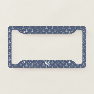 Summer Time Monogrammed Ocean License Plate Frame