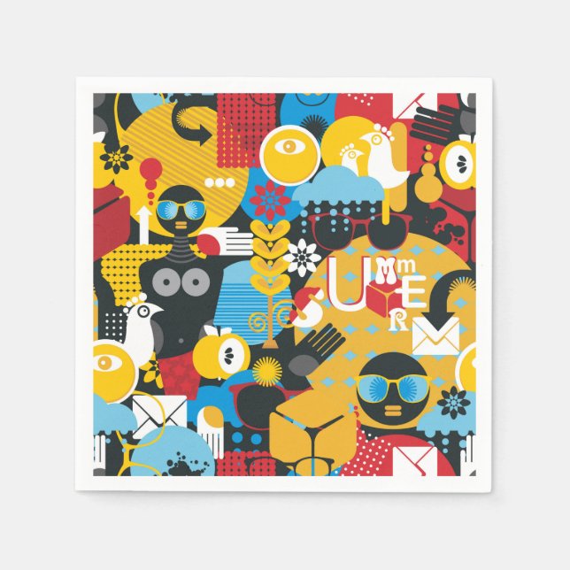 Summer time napkins (Front)