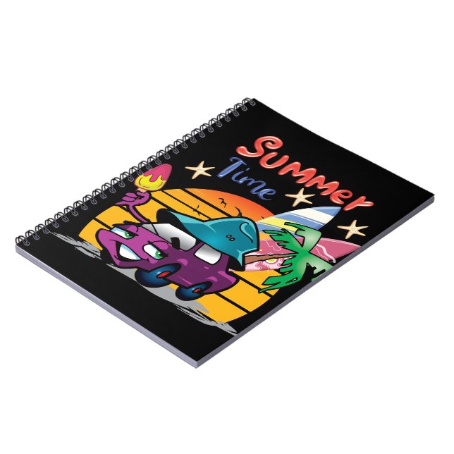 Summer Time Notebook (Left Side)