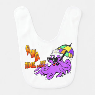 Summer Time Octopus Baby Bib