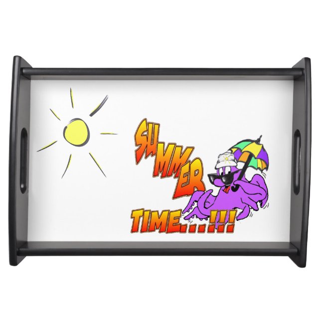 Summer Time Octopus Serving Tray (Front)