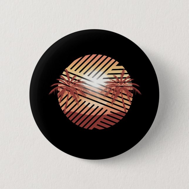 Summer Time Paradise Button (Front)