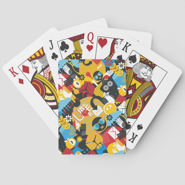 Summer time poker cards (Back)