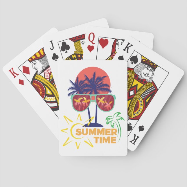 Summer Time Poker Cards (Back)