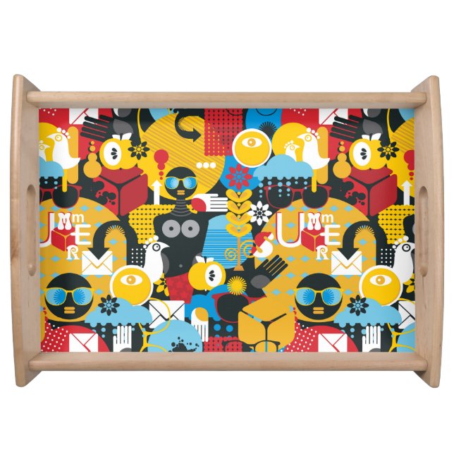 Summer time serving tray (Front)