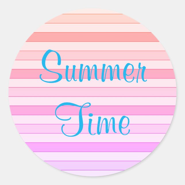Summer Time Stickers (Front)