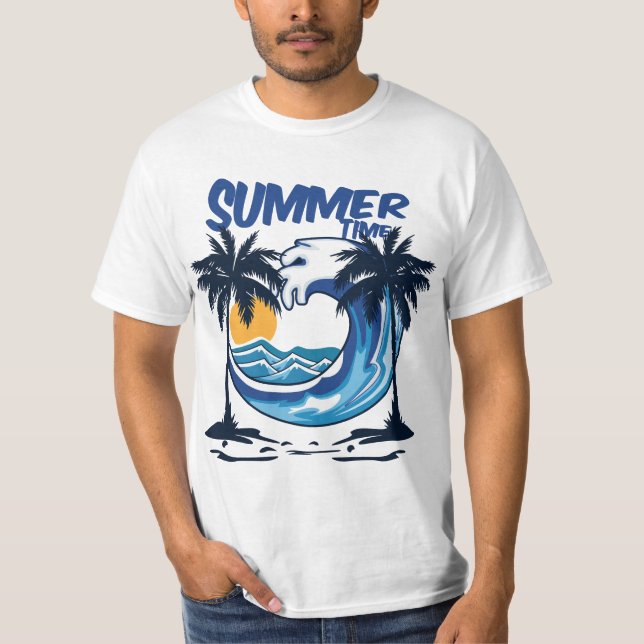 summer time summer tee (Front)