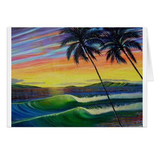 summer-time-sunset-west-mau cards (Front Horizontal)