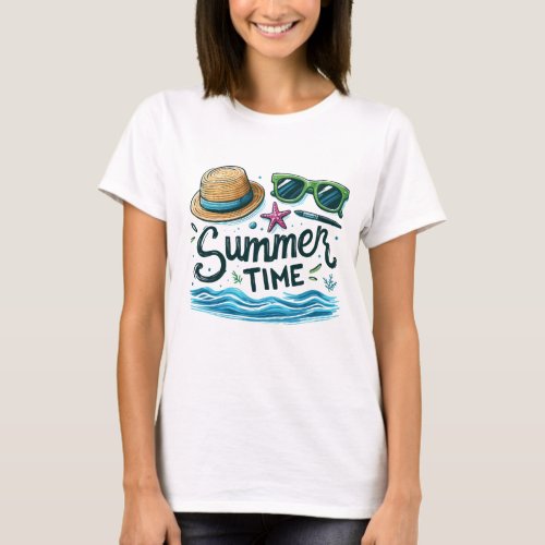 Summer time  T_Shirt