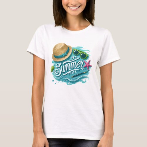 Summer time  T_Shirt