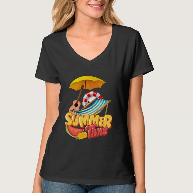 Summer time  T-Shirt (Front)