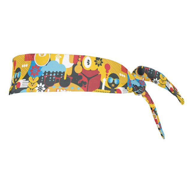 Summer time tie headband (Rotate 90)