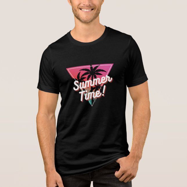 Summer Time Tri-Blend Shirt (Front)