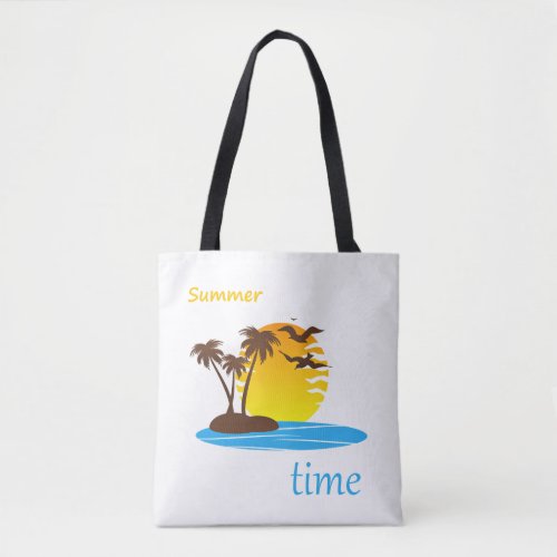 Summer Time tropical sunshine Tote Bag