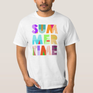 Summer Time Typography Graphic T-Shirt