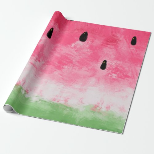 Summer Time Watermelon Birthday Party  Wrapping Paper