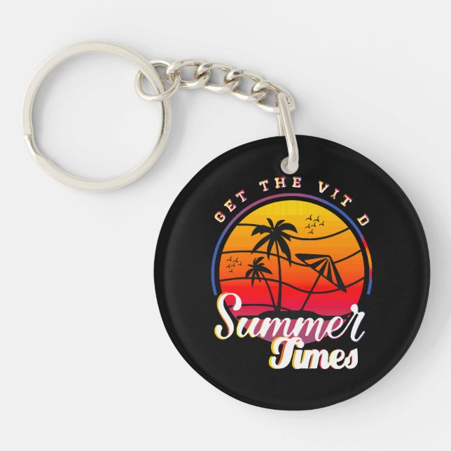 Summer Times Keychain (Front)