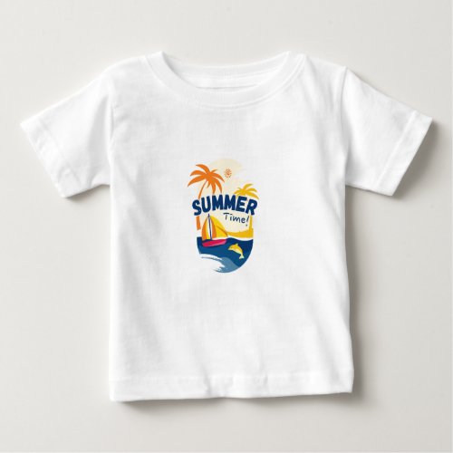summer tme baby baby T_Shirt