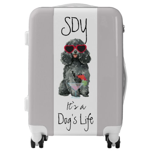 Summer Toy Poodle Luggage