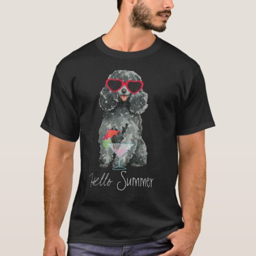 Summer Toy Poodle T_Shirt