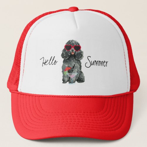 Summer Toy Poodle Trucker Hat