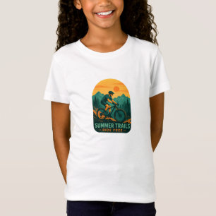 Summer Trails Ride Free – Mountain Bike Adventure T-Shirt