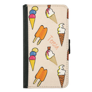 Summer Treats Custom Samsusng S6 Wallet Case