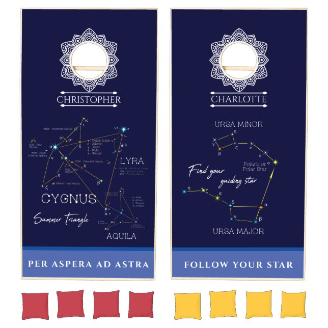 Summer Triangle And Polaris Star Cornhole Set (Set)