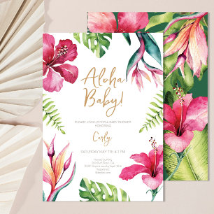 Summer Tropical Baby Shower Invitation