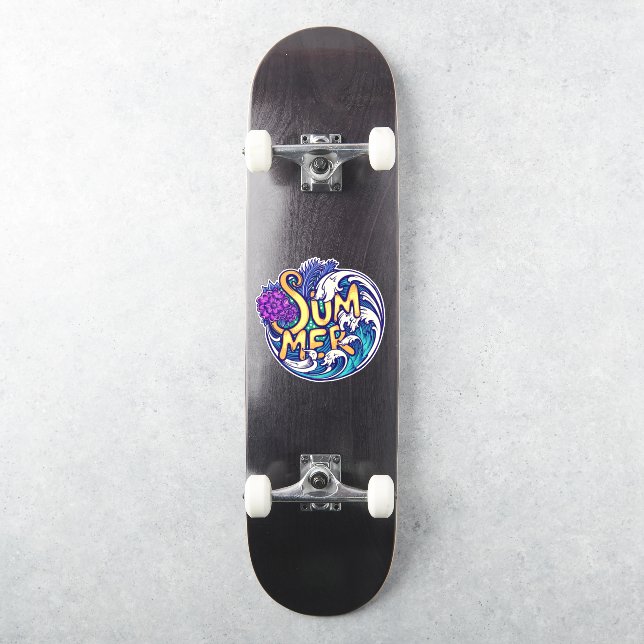 Summer Tropical Beach Vacation Sticker (Skateboard)