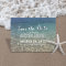 Summer Tropical Beach Wedding Save the Date