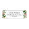 Summer Tropical Floral Leaves Personalized