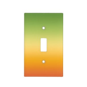 Summer Tropical Gradient Orange Lemon Lime Ombre Light Switch Cover