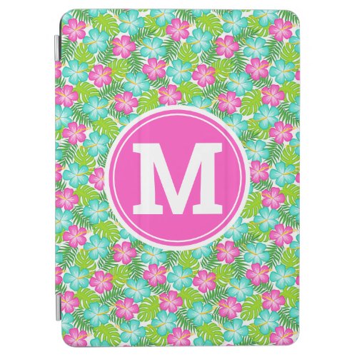 Summer Tropical Hawaiian Floral Pattern iPad Air Cover