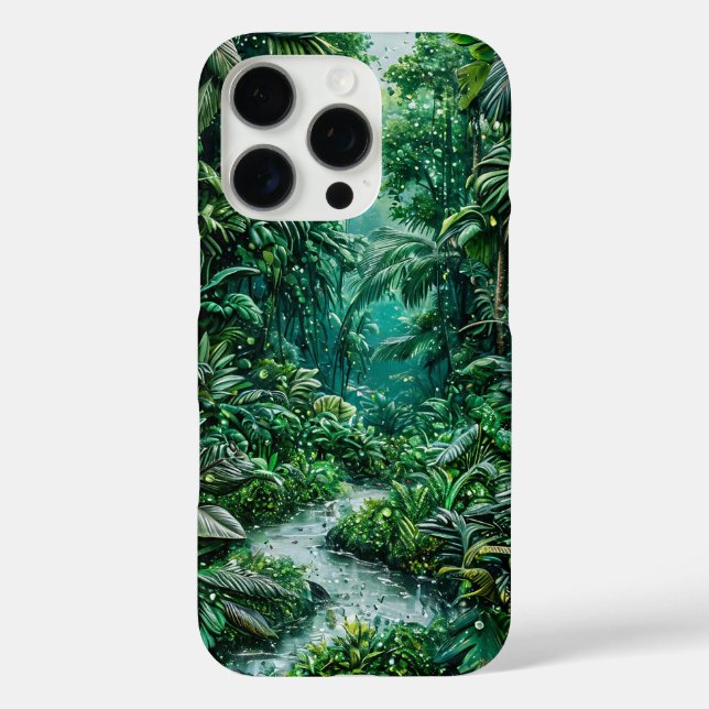 Summer Tropical Landscape Exotic Nature Case-Mate iPhone Case (Back)