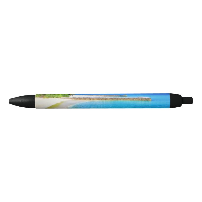 Summer Tropical Ocean Sandy Beach Sea Pen (Front)
