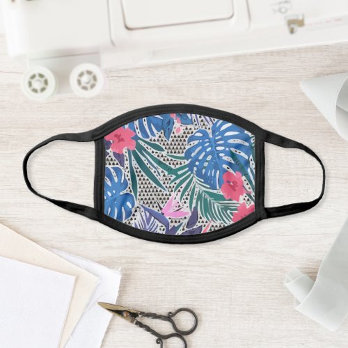 Summer Tropical Pattern Face Mask