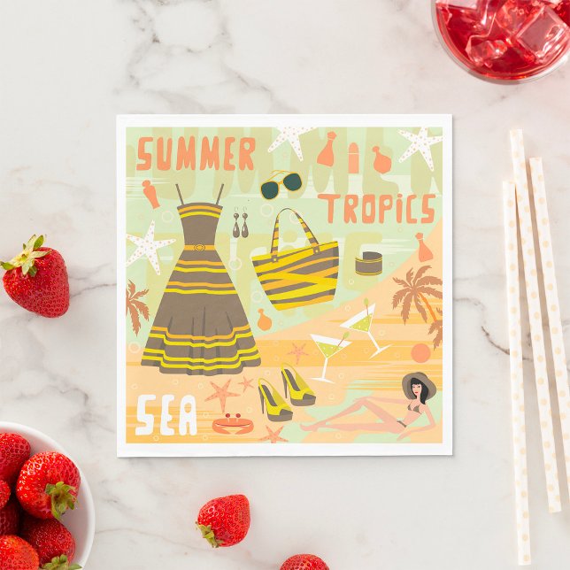 Summer Tropics Napkins (Creator Uploaded)