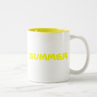 SUMMER! Two-Tone COFFEE MUG