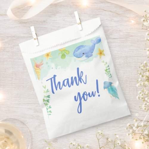 Summer Under the Sea Baby Shower Favor Bag