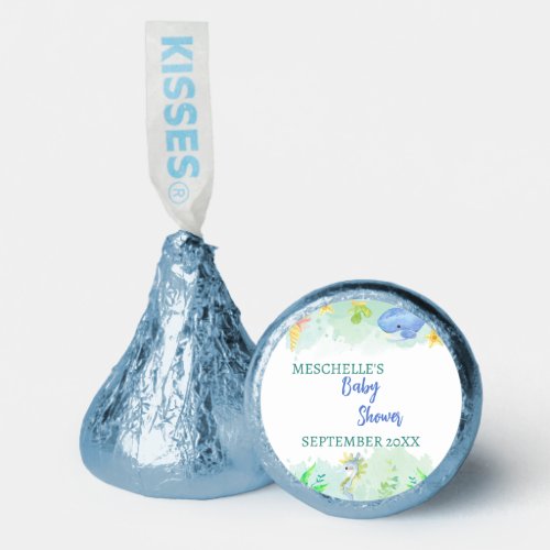 Summer Under the Sea Baby Shower Hersheys Kisses