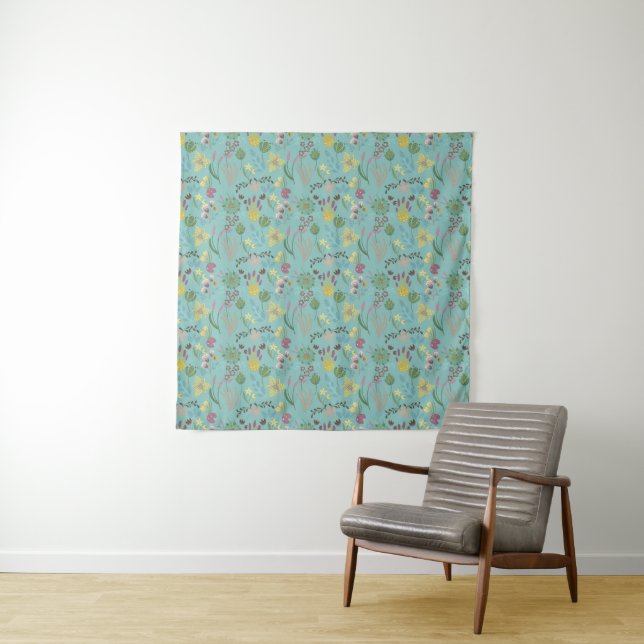 Summer Uneven Pattern Tapestry (In Situ)